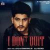 About I Don't Quit Song