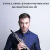 Etude 2, from 4 etudes for oboe solo