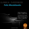 Concerto for Violin, Piano, and Strings in D Minor, MWV O4: II. Adagio