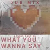 What You Wanna Say Dub Mix