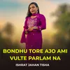 Bondhu Tore Ajo Ami Vulte Parlam Na