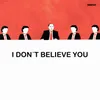 About I DON´T BELIEVE YOU Song