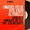 Concerto pour violon, violoncelle, cordes et basse continue in B-Flat Major, RV 547: II. Andante