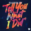 About Tell You What I Did Song