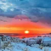 Snow on the Beach