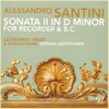 Sonata II in D Minor for Recorder and Basso Continuo: I. Largo