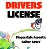 About Drivers License Fingerstyle Acoustic Guitar Cover Song