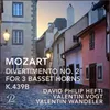 Divertimento No. 2 for 3 Basset Horns, K.439b: V. Rondo