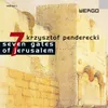 Symphony No. 7, "Seven Gates of Jerusalem": Pt. II: Si oblitus fuero tui, Ierusalem