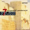 Symphony No. 7, "Seven Gates of Jerusalem": Pt. IV: Si oblitus fuero tui, Ierusalem