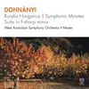 Suite in F-Sharp Minor, Op. 19: I. Andante with variations