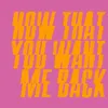 Now That You Want Me Back