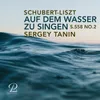 About 12 Lieder von Franz Schubert, S.558: No. 2 Auf dem Wasser zu singen Song