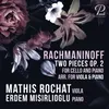 Two Pieces for Cello and Piano, Op. 2: II. Danse Orientale (Arr. for Viola and Piano by Mathis Rochat)