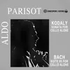 Sonata, Op. 8 for Cello Alone: II. Adagio