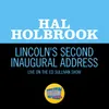 About Lincoln's Second Inaugural Address Live On The Ed Sullivan Show, February 13, 1966 Song