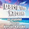 Siento (Made Popular By Luis Miguel) [Karaoke Version]