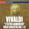 Concerto for Violin, Strings & B.c. No. 177 in A Minor, Op. 3 "L'Estro Armonico": Allegro - Larghetto e spirituoso - Allegro