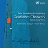 About Mendelssohn: Vom Himmel hoch, Cantata MWV A 10 - VI. Lob, Ehr sei Gott im höchsten Thron Song