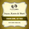 Chains Gone, Set Free-Medium Key Performance Track With Background Vocals