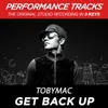 Get Back Up Medium Key Performance Track Without Background Vocals