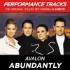 Abundantly-Performance Track In Key Of G-A With Background Vocals