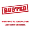 What I Go To School For-Acoustic Version