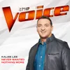 About Never Wanted Nothing More The Voice Performance Song