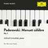 About Paderewski: Humoresques de concert, Op. 14 - Menuet célèbre No. 1 Song