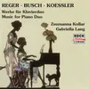Reger: Variations And Fugue On A Theme Of Beethoven For Two Pianos, Op. 86 - Un poco più lento