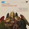 About Schütz: Geistliche Chormusik, Op. 11 - No. 12, Also hat Gott die Welt geliebt, SWV 380 Song