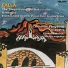 Falla: Homenajes: I. Fanfare sobre el nombre de Enrique Fernández Arbós - II. Á Claude Debussy (Elegía de la guitarra) - III. Á Paul Dukas (Spes vitae) - IV. Pedrelliana