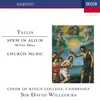 Tallis: In manus tuas