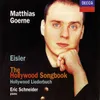 Eisler: The Hollywood Songbook (1943): Wenn sie nachts lag und dachte (Der Sohn I)