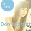 About Don't Forget Song