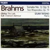 Brahms: 2 Rhapsodies, Op. 79: No. 1 in B Minor