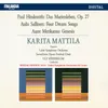 Sallinen : Neljä laulua unesta, Op. 30: I. Unesta tehty mies (Four Dream Songs, Op. 30: I. Man Made from Sleep)