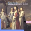 About Marais: Suite No. 3 in F Major (from "Pièces de viole, Livre III, 1711"): III. Allemande - IV. Double Song