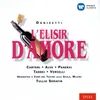 About Donizetti: L'elisir d'amore, Act 1 Scene 9: Terzetto, "Tran tran … Ebben, gentil sergente" (Belcore, Adina, Nemorino) Song
