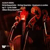 Berg: Lyric Suite for String Quartet: III. Allegro misterioso - Trio estatico