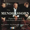 Mendelssohn : Violin Sonata in F major [1838] : I Allegro vivace