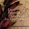 Three Pieces for Two Pianos: I. —
