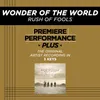 Wonder Of The World-Performance Track In Key Of E Without Background Vocals
