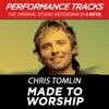 Made To Worship Medium Key Performance Track Without Background Vocals; Med. Instrumental Track