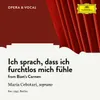 About Bizet: Carmen, WD 31 - Ich sprach, dass ich furchtlos mich fühle Sung in German Song