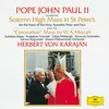 Domine Iesu Christe, qui dixisti apostolis tuis / Pax Domini-Live At St. Peter's Basilica, Rome / 1985