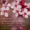 About Harpsichord Sonata in A Major, P 893.06: II. Allegro (Toccata) Song