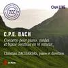 Concerto pour piano, cordes et basse continue in D Minor, WQ 23: I. Allegro