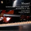 Sonata for Piano and Violin in A Major, K. 305: II. Tema con variazioni. Andante grazioso