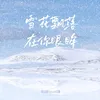 雪花飘落在你眼眸